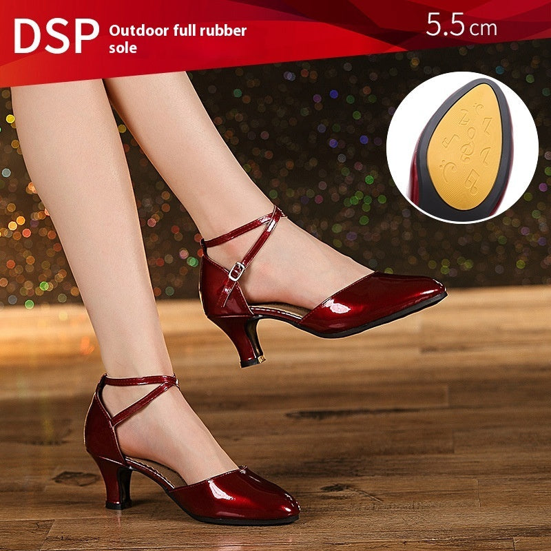 Latin Soft Bottom Square Dance Shoes Women