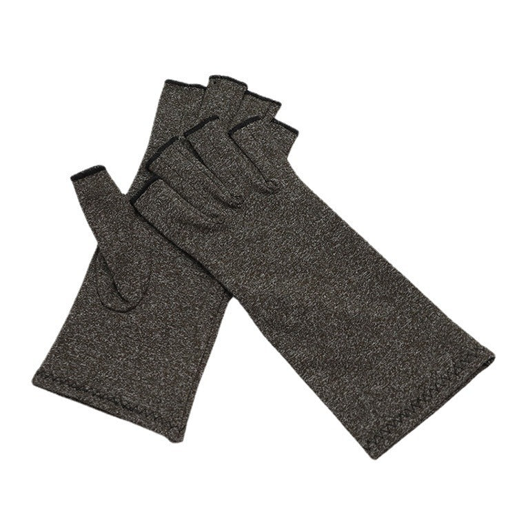 Hemp Gray Pressure High Elasticity Joint Protection Gloves