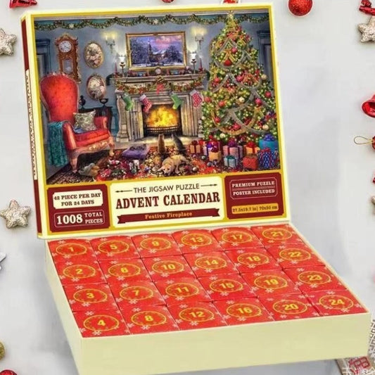 New 24 Boxes Christmas Advent Calendar Puzzle