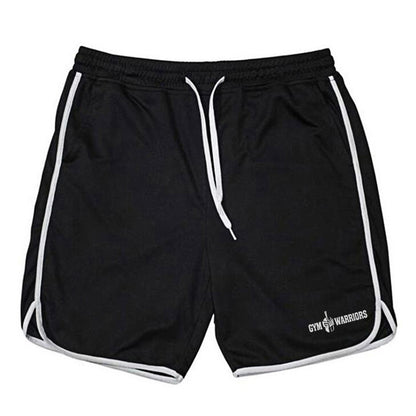 Summer Brand Mesh Quick Dry Fitness Shorts Men Gym Knee