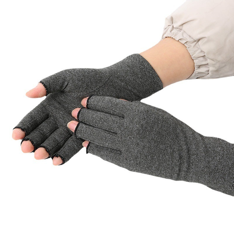 Hemp Gray Pressure High Elasticity Joint Protection Gloves