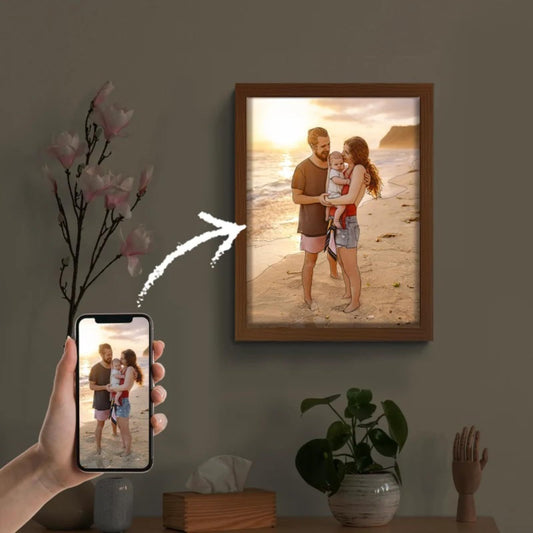 Custom LED Painting Night Light – Personalized Photo Frame Lamp for Any Occasion