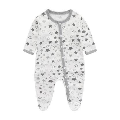 Minimalist And Creative Pure Cotton Newborn Jumpsuit