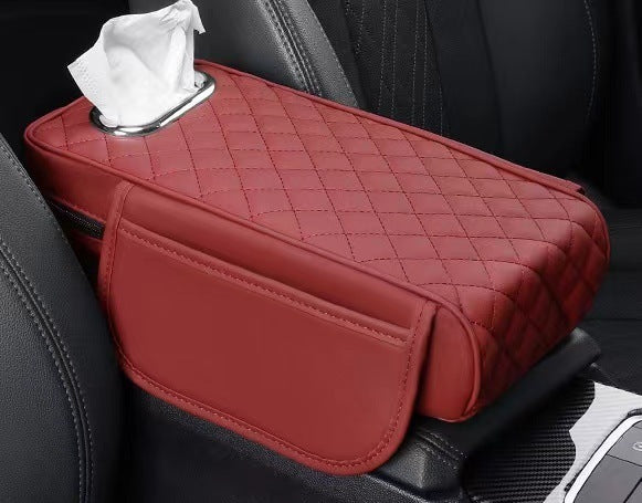 Universal Car Armrest Box Cushion Vehicle-mounted Heightened Tissue Buggy Bag