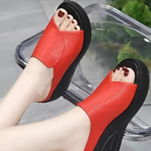 Summer Height Increasing Women's Sandals Korean Fashion