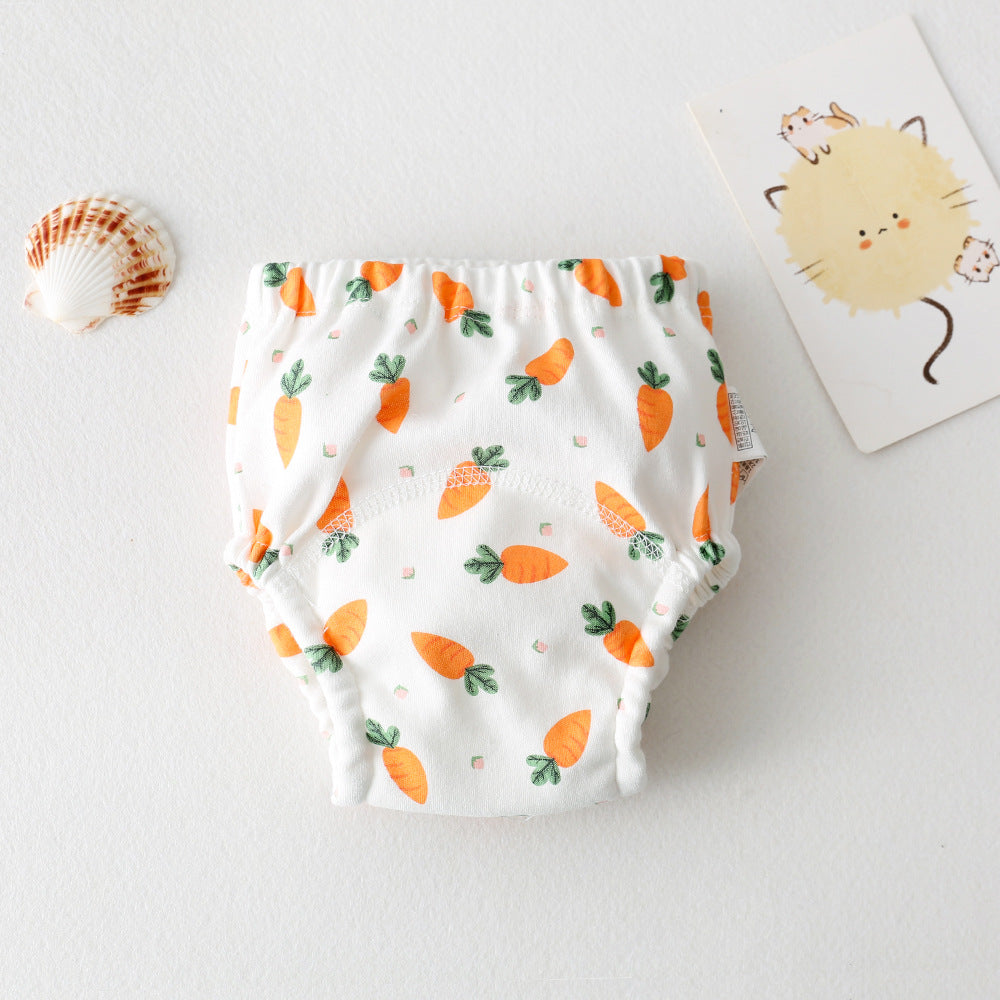 New Baby's Ring Urine Cotton Gauze Diaper Pants