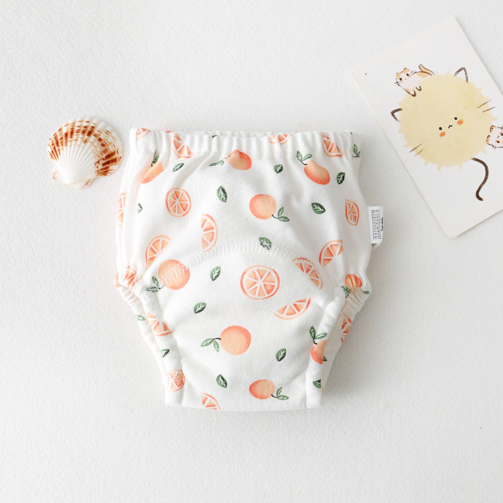 New Baby's Ring Urine Cotton Gauze Diaper Pants