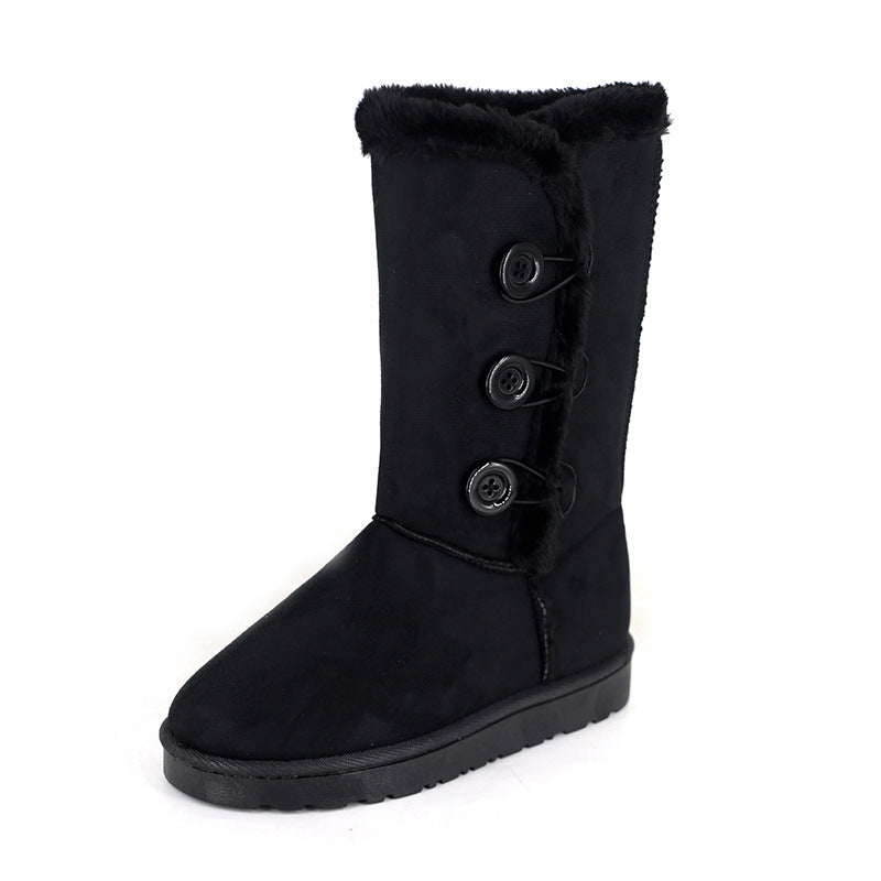 High Cotton-padded Shoes Thickened Warm Snow Boots