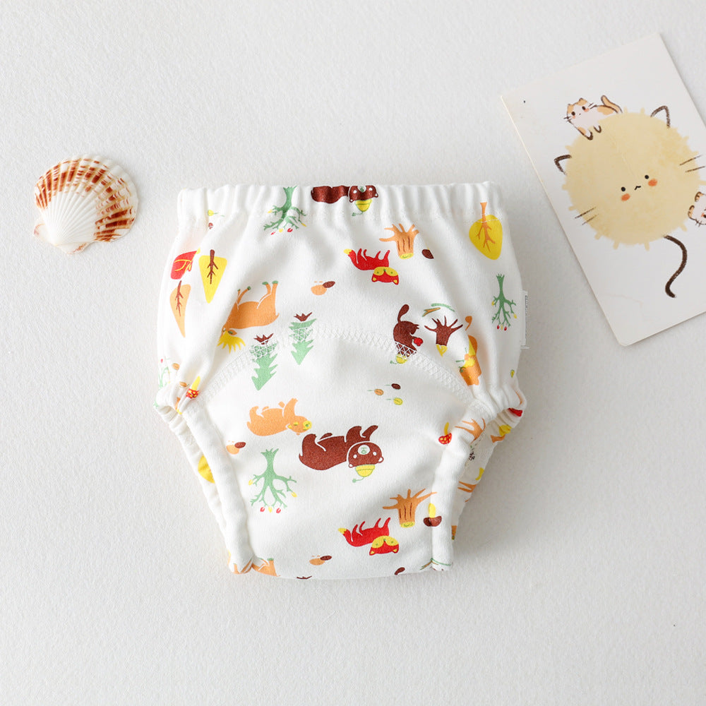 New Baby's Ring Urine Cotton Gauze Diaper Pants