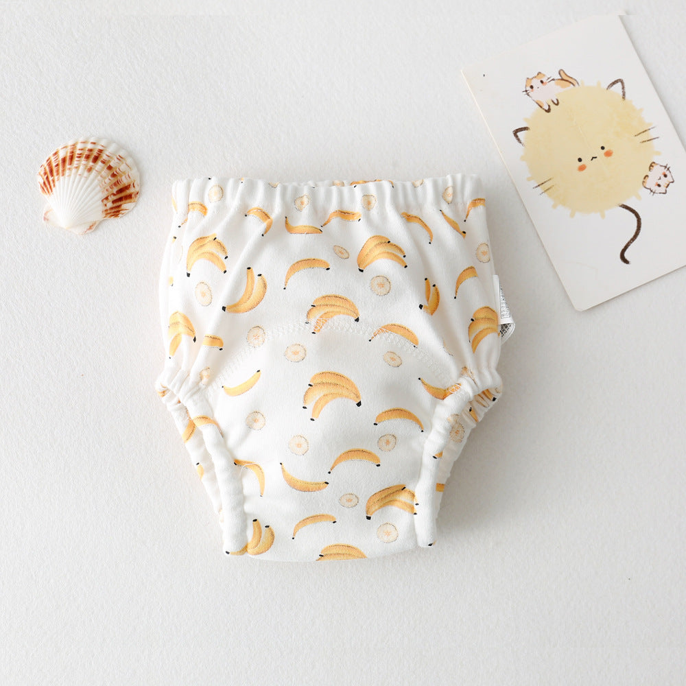 New Baby's Ring Urine Cotton Gauze Diaper Pants