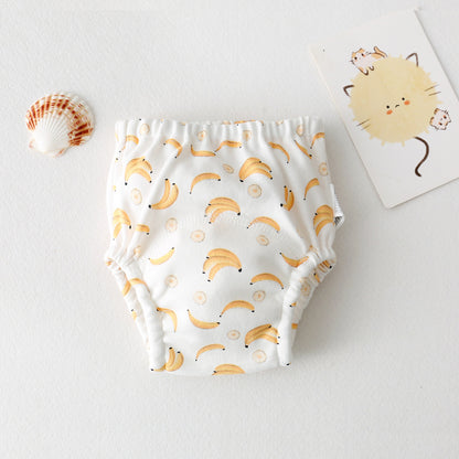 New Baby's Ring Urine Cotton Gauze Diaper Pants