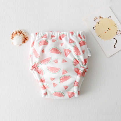 New Baby's Ring Urine Cotton Gauze Diaper Pants