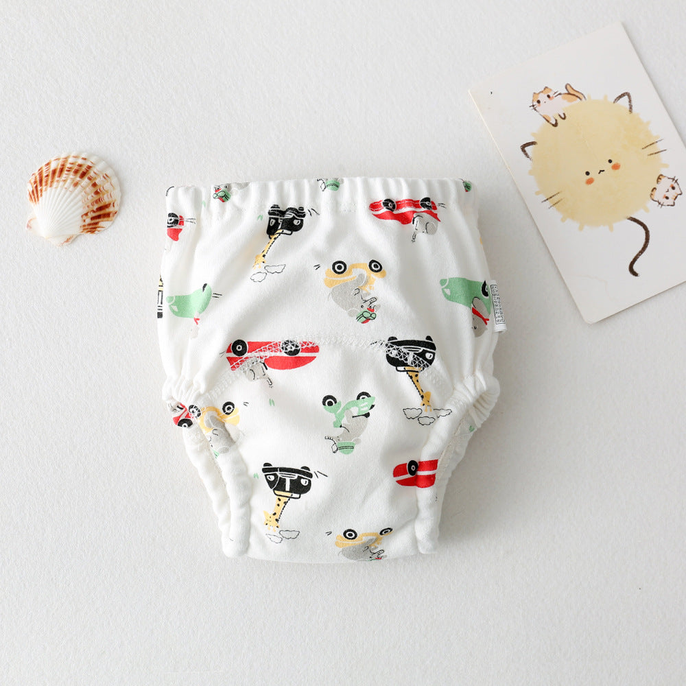 New Baby's Ring Urine Cotton Gauze Diaper Pants