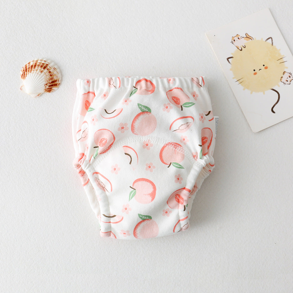 New Baby's Ring Urine Cotton Gauze Diaper Pants