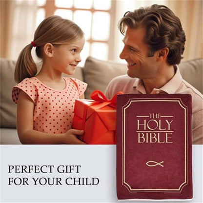 Faithful Bible Companion: Plush Holy Bible Pillow Book with 1 Corinthians 13 Verse