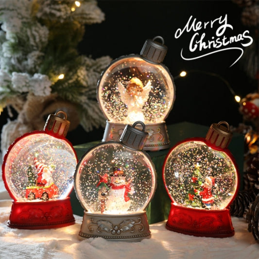 🎄Festive Holiday Craft Decorations – Battery-Operated Christmas Figures 🎁✨