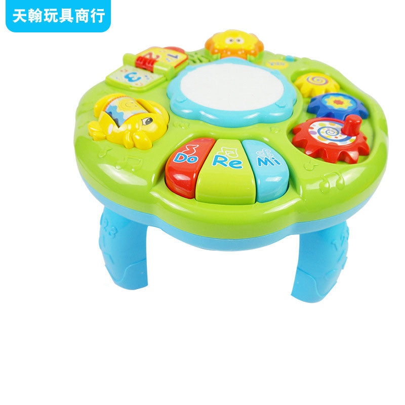 Mini Electronic Keyboard Early Childhood Education Drum Study Table Music Toy