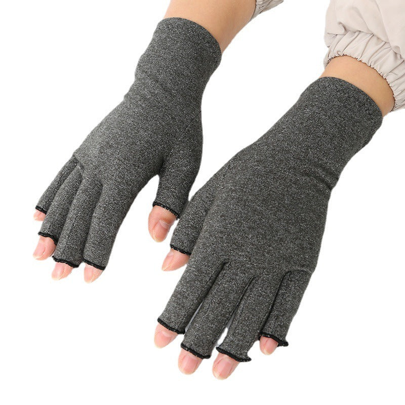 Hemp Gray Pressure High Elasticity Joint Protection Gloves