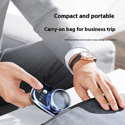 Mini Electric Travel Shaver – Portable, Rechargeable, and Perfect for Men on the Go